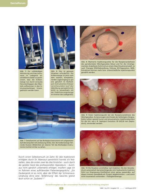 Ausgabe 7-8/2013 - ZMK-Aktuell