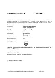 Zulassungszertifikat CH-L-04 117 - LegNet