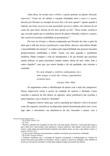 Título: O prazer, princípio e fim da vida feliz, segundo o epicurismo