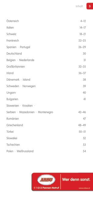 Mautgebühren in Europa 2010 - Arbö