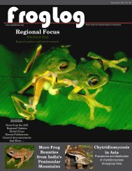 FrogLog 99 PDF here - Amphibian Specialist Group