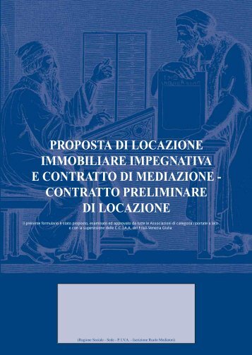 Contratto tipo 1 - CCIAA di Gorizia