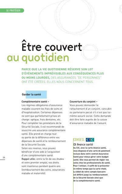 Guide Jeunes Actifs 2007 - CIC