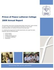 2009_PoP_Annual_Repo.. - Prince of Peace Lutheran College