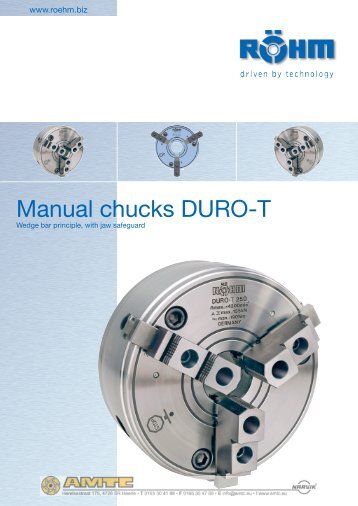 Manual chucks DURO-T - RÃHM