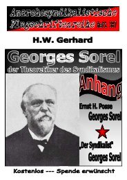 Georges Sorel, der Theoretiker des Syndikalismus