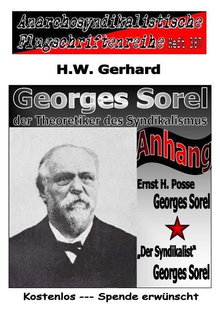 Georges Sorel, der Theoretiker des Syndikalismus