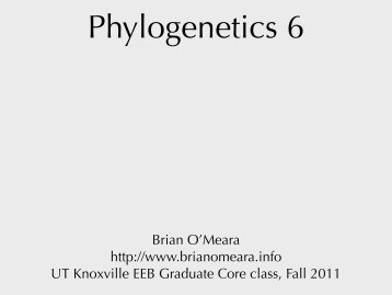 PDF - Brian O'Meara Lab