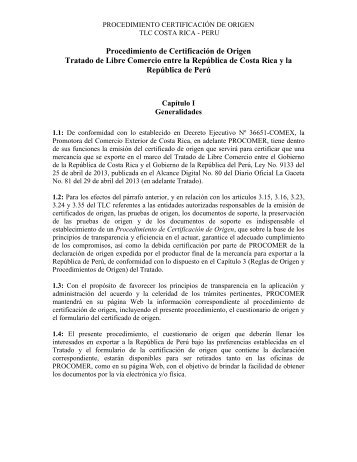 Tratado de Libre Comercio Costa Rica - CARICOM - Procomer