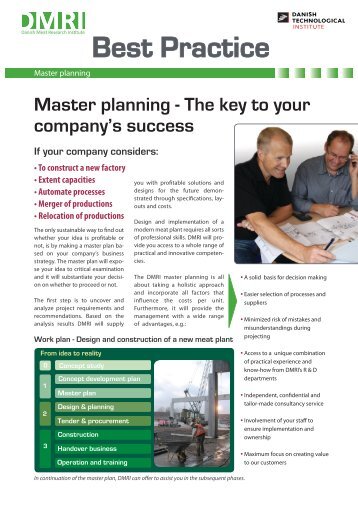 Best Practice Master planning - Danish Technological Institute