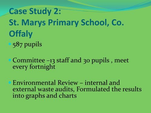 Litter and Waste Seminar Presentation - Green Schools Ireland