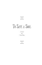 To Save a Soul - AuthorsDen