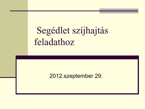 Szíjhajtás méretezés