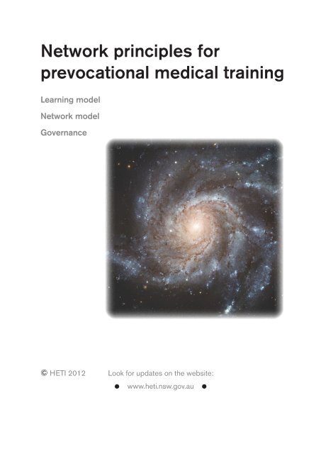 Network principles for prevocational medical training - HETI