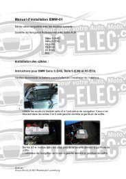 Manuel d'installation BMW-01 - Bc-elec.com
