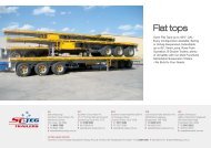 Flat tops - Southern Cross Transport Equipment Group