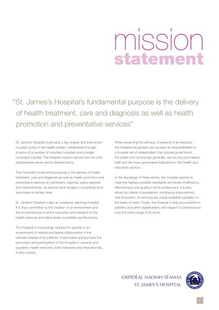 Annual Report 2010 - St. James's Hospital