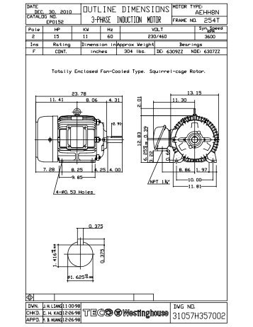 OL_EP0152 Model (1) - TECO-Westinghouse Motor Company