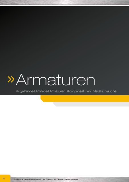 Kugelhähne | Antriebe | Armaturen | Kompensatoren ... - Steeltrade.at