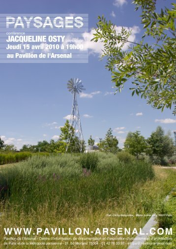 Atelier Jacqueline Osty et Associés, Paysagistes - Pavillon de l'Arsenal