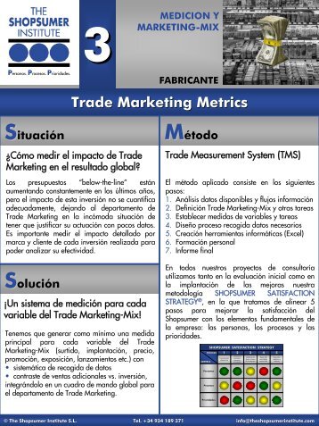 Trade Marketing Metrics - The Shopsumer Institute