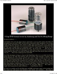 V-Cap Audiophile Capacitors