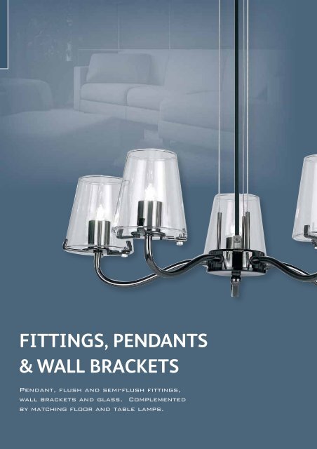 FITTINGS, PENDANTS & WALL BRACKETS - WF Senate