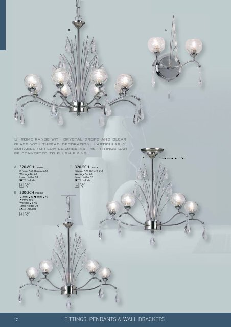 FITTINGS, PENDANTS & WALL BRACKETS - WF Senate