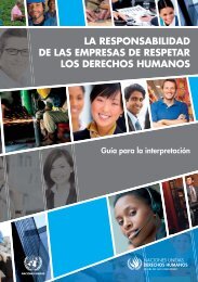 la responsabilidad de las empresas de respetar los derechos ...