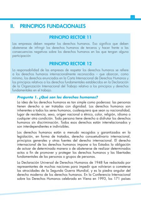 la responsabilidad de las empresas de respetar los derechos ...