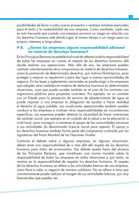 la responsabilidad de las empresas de respetar los derechos ...