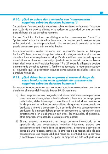 la responsabilidad de las empresas de respetar los derechos ...