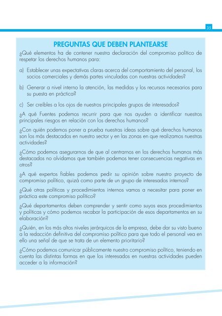 la responsabilidad de las empresas de respetar los derechos ...