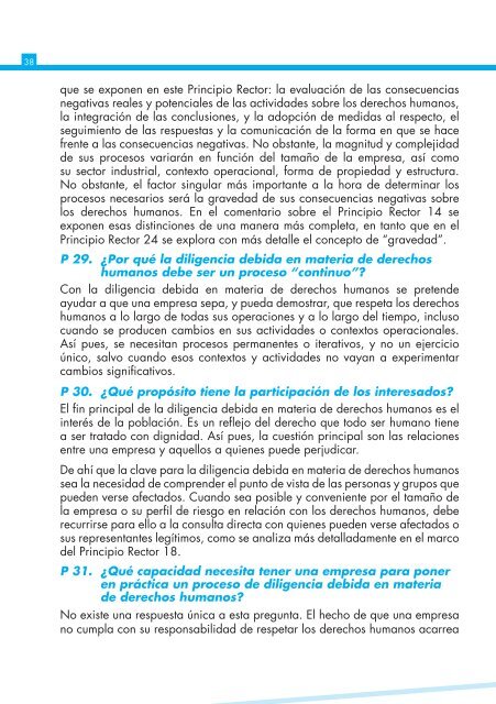 la responsabilidad de las empresas de respetar los derechos ...