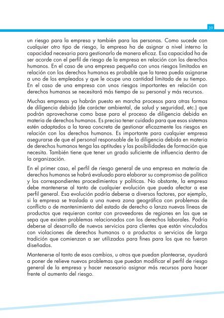 la responsabilidad de las empresas de respetar los derechos ...