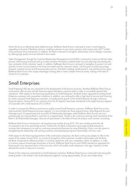 Annual Report 2012 - Raiffeisen Bank Kosovo JSC