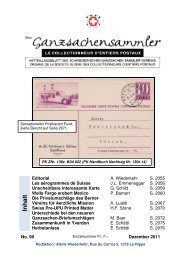 99 - Schweizerischer Ganzsachen-Sammler-Verein