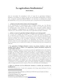 La Agricultura BiodinÃ¡mica (Matin Richter) pdf 5pg ... - Biodinamica