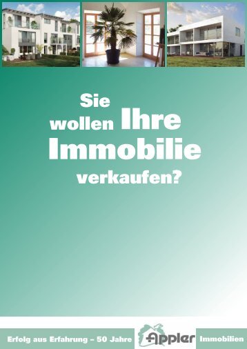 verkaufen? - Erich Appler - Immobilien und Wohnbau GmbH in ...