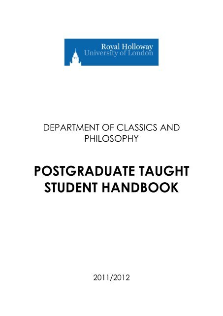 rhul english dissertation