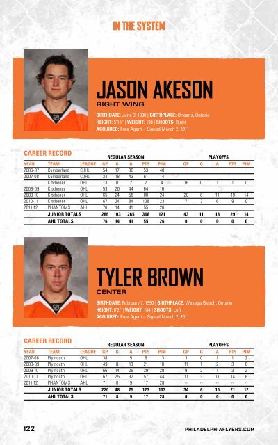 flyers media guide - Philadelphia Flyers