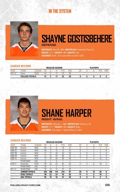 flyers media guide - Philadelphia Flyers