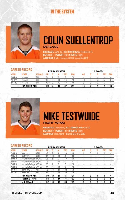 flyers media guide - Philadelphia Flyers