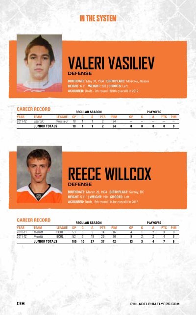 flyers media guide - Philadelphia Flyers