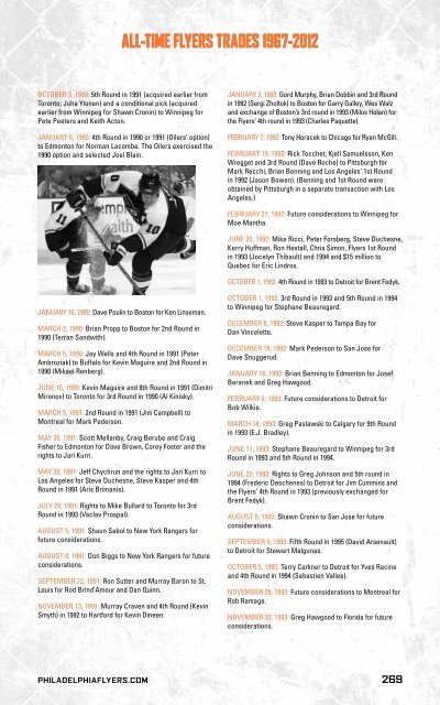 flyers media guide - Philadelphia Flyers