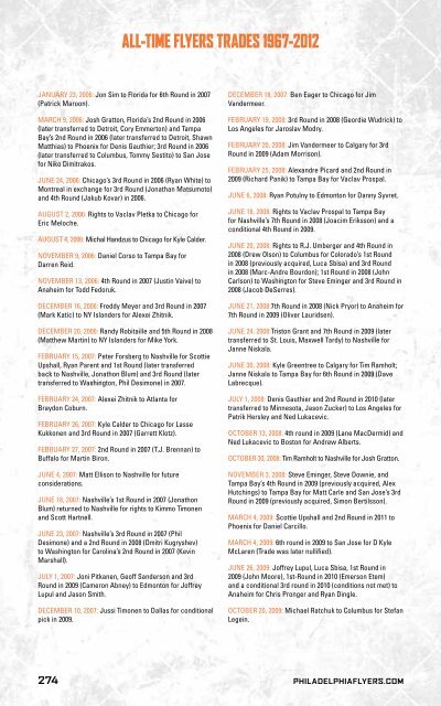 flyers media guide - Philadelphia Flyers