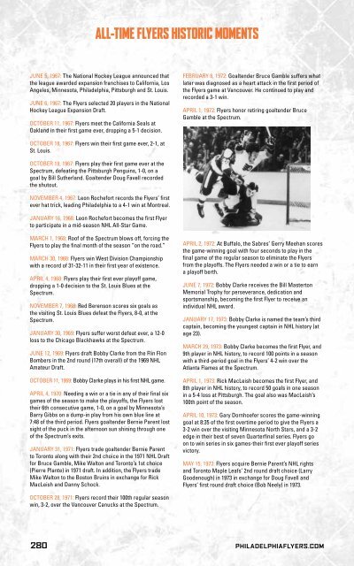 flyers media guide - Philadelphia Flyers