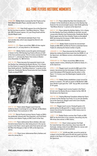 flyers media guide - Philadelphia Flyers