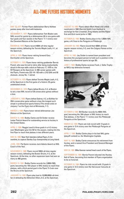 flyers media guide - Philadelphia Flyers