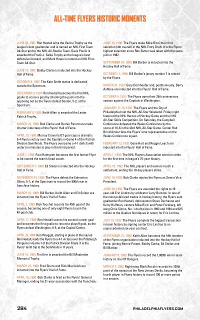 flyers media guide - Philadelphia Flyers